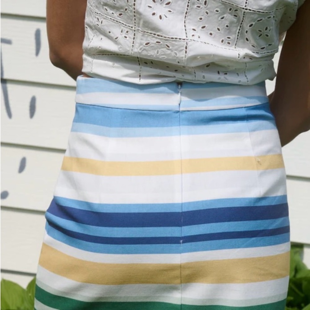 NWOT Coco Shop Sofa Stripe Skirt Size Medium - Picture 5 of 6